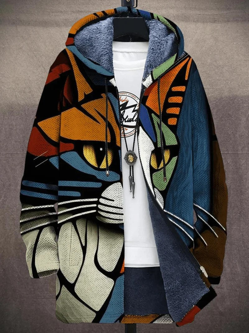 Fenna™ -Artistieke Jas met Unieke Prints