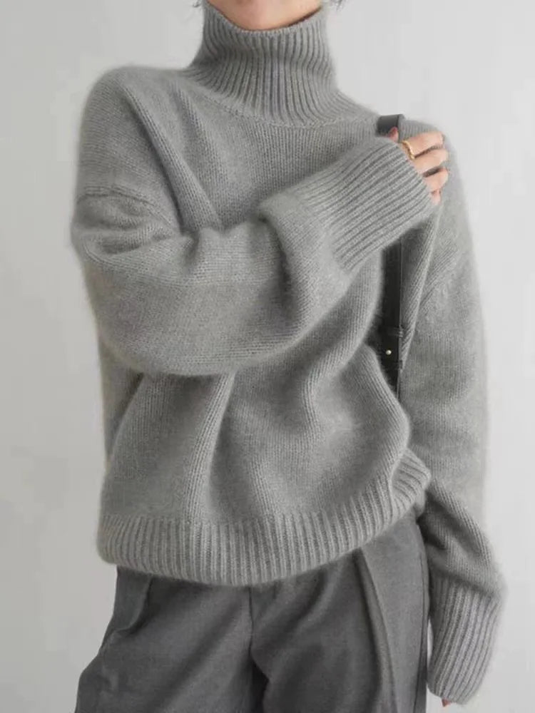 Leonie™ –Comfortabele, gebreide, zachte coltrui